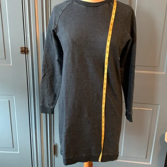 Finisterre Indigo Blue Sweatshirt Dress UK 10 - Picture 4 of 8